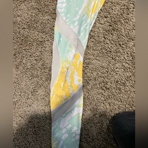 Fabletics leggings with mesh on the calf